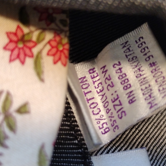 Women's Roaman's dark wash duster denim jacket 22W - Picture 2 of 9